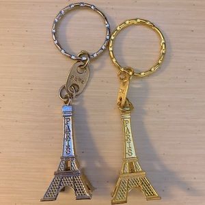 From Paris! Eiffel Tower keychain (SILVER)
